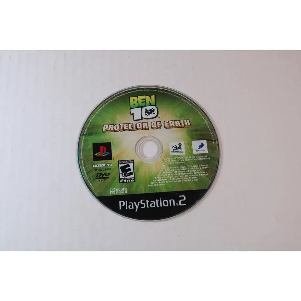 Ben 10 Protector of Earth (Sony Playstation 2, PS2) Game disc only, Tested/works
